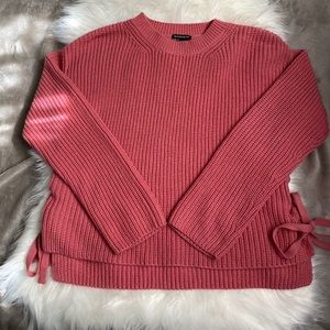 Blush & bloom knit sweater sz xl